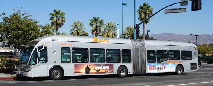 Metro LA Orange Line NABI 60-BRT 9531